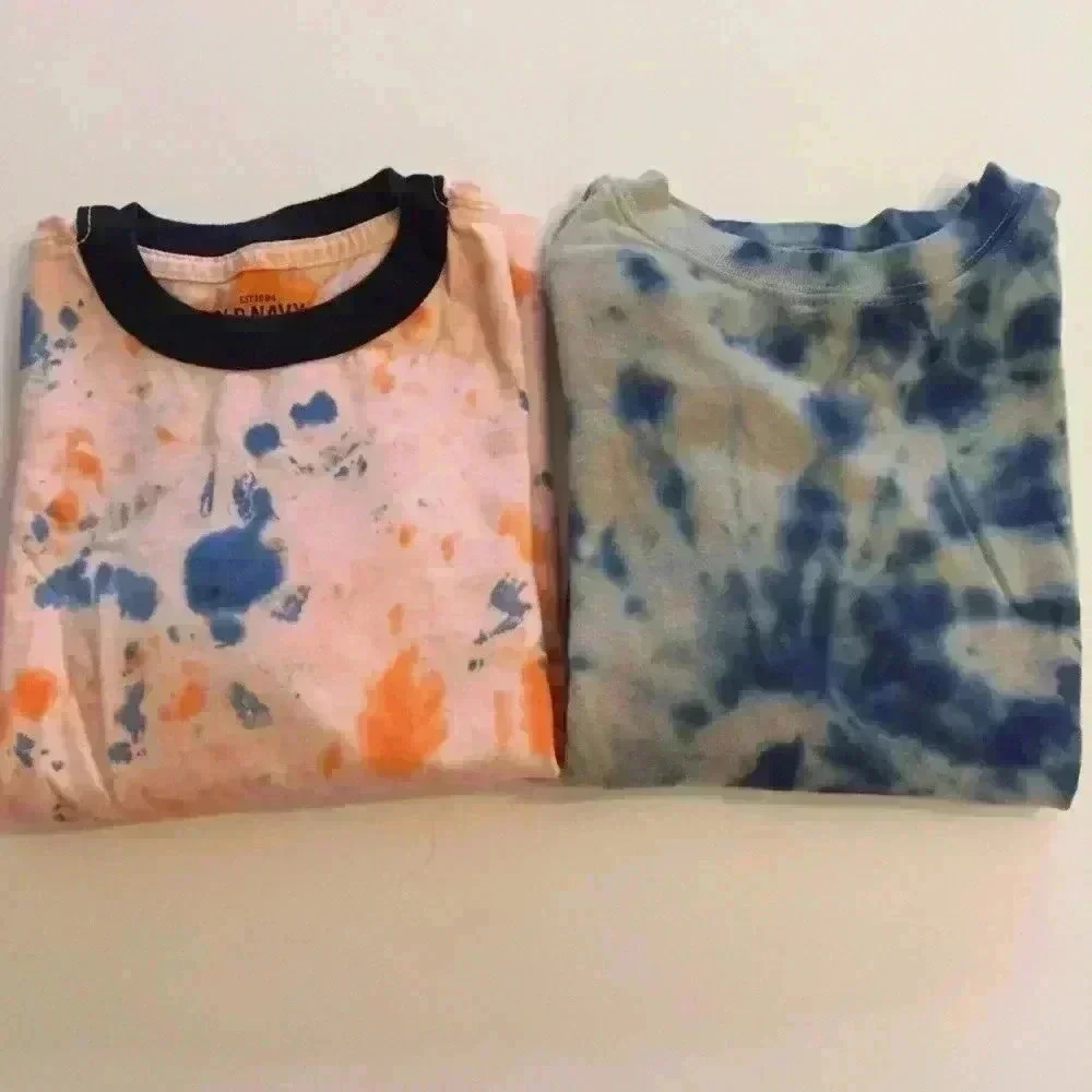 BUNDLE boys XS Tie dye T-shirts Old Navy Cherokee NWOT